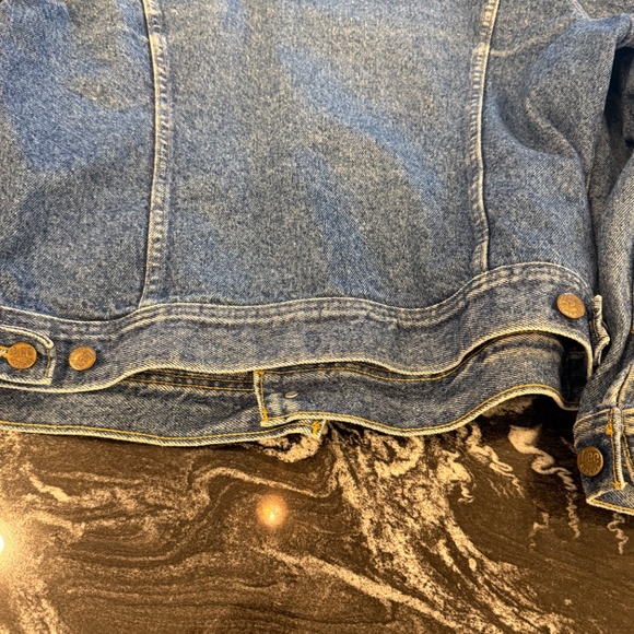 Vintage Lee Denim Jacket Mens Medium Blue Riders Trucker Workwear MiUSA USA 101J - Picture 9 of 15